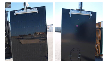 Report: Opaque PV glazing solutions based on c-Si with hidden busbars and L interconnections